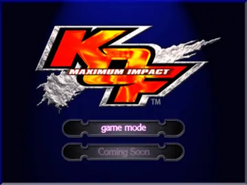 KOF - Maximum Impact screen shot title